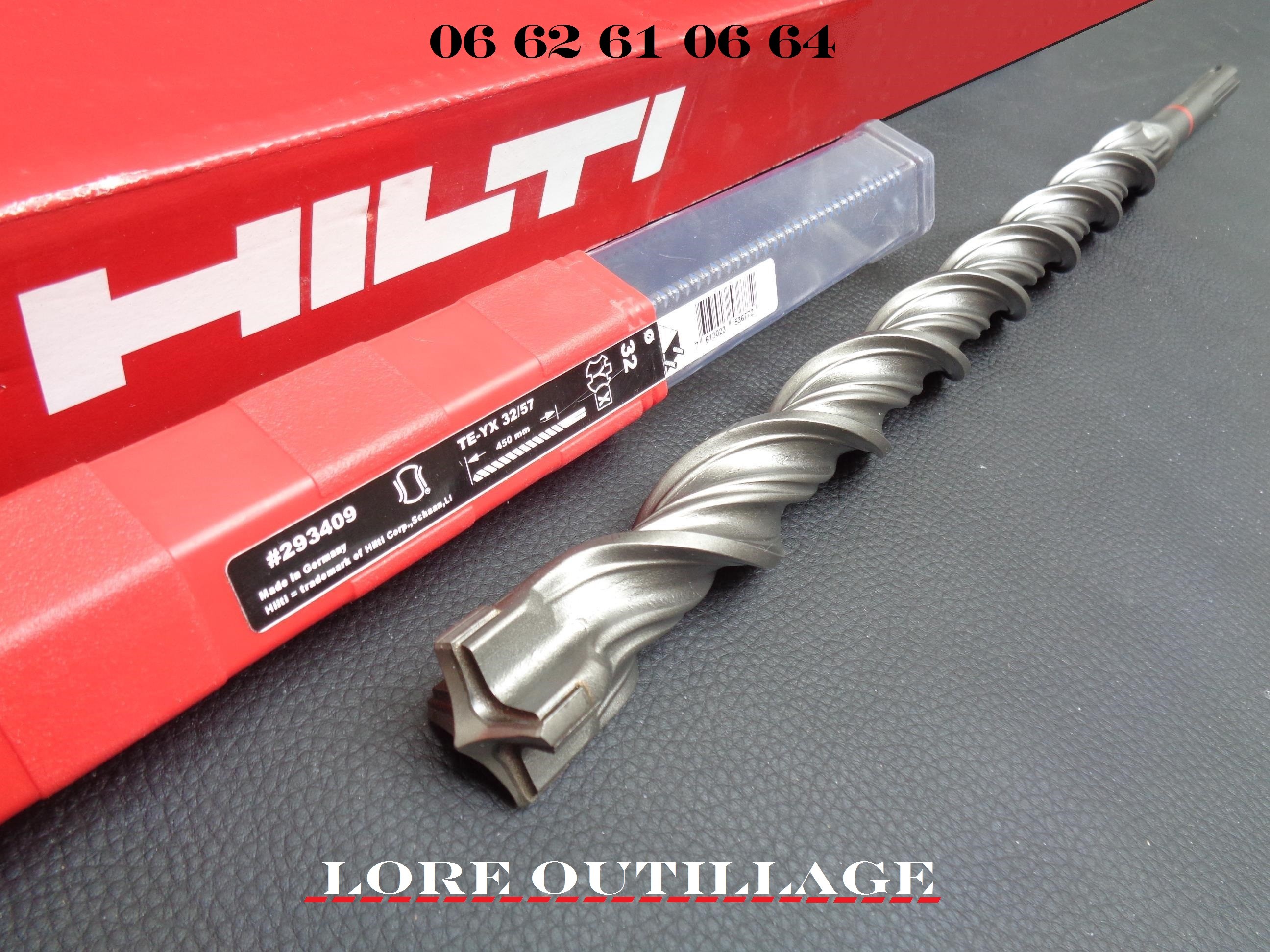 Rallonge De Mèche Hilti TE-FY-E35 – SDS Max, Neuve Sous Emballage, Ref 1952