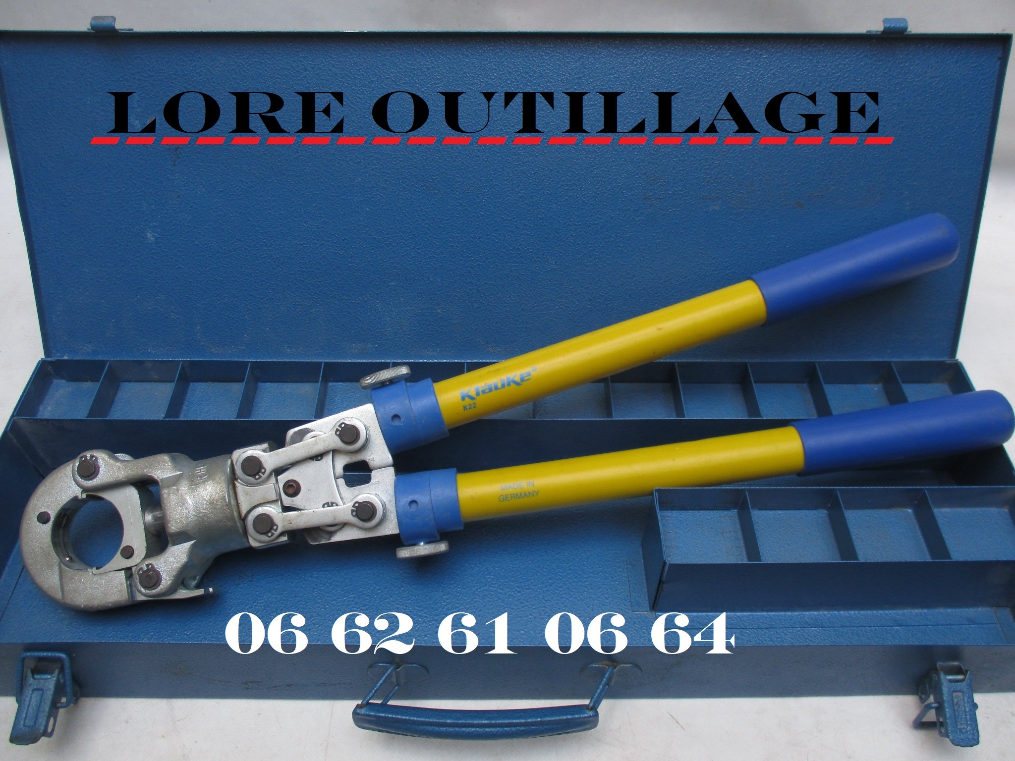 Matrice De Sertissage Klauke NF22/25 Pour Section 25mm² - Outil Série K22 - Occasion