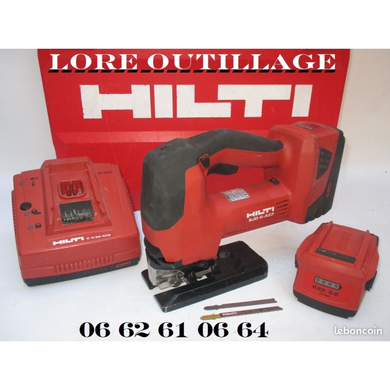 Test et avis des scies sauteuses sur batterie SJD 6-A22 et SJT 6-A22 HILTI  - Zone Outillage