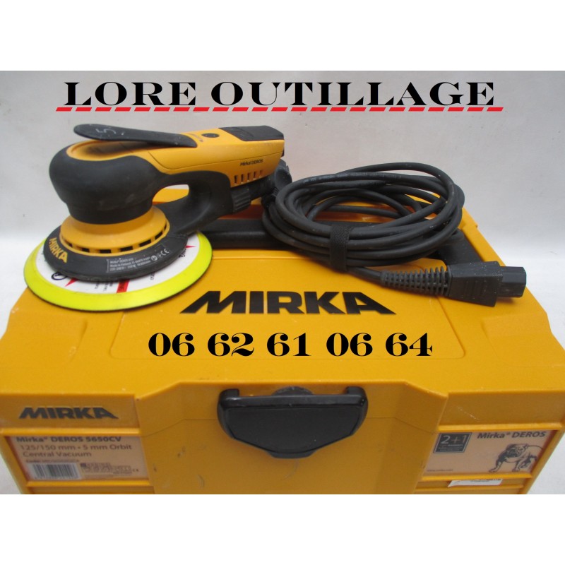 MIRKA DEROS 650 - Ponceuse / Polisseuse excentrique 