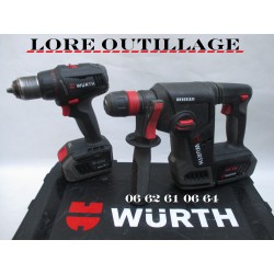 WURTH Kit Perforateur + visseuse 18v