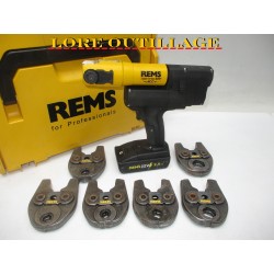 REMS Sertisseuse + 6 mâchoires V cuivre