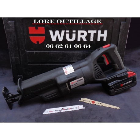 WURTH SBS 28-A / Scie sabre sur batterie 